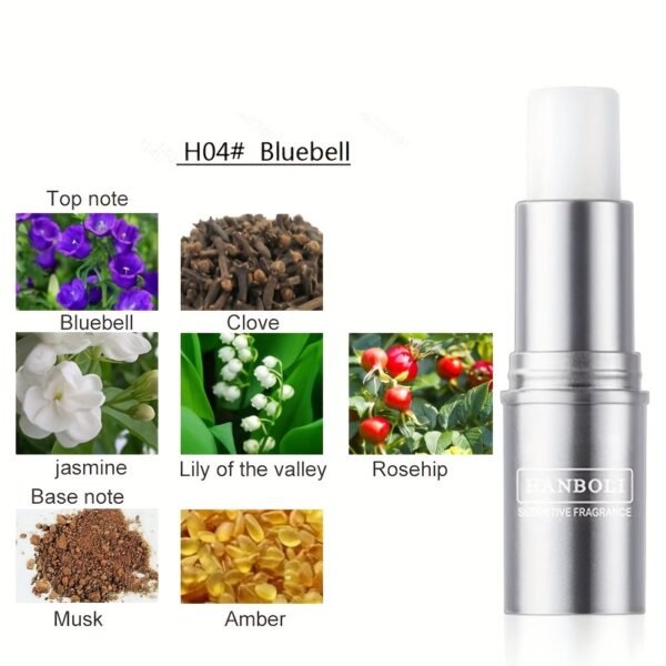 Solid Love Perfume - Women Solid Perfume Portable Balm, Long-lasting Fragrance, Charming Fragrance, Pocket Solid Balm Stick plant squalane - Image 9