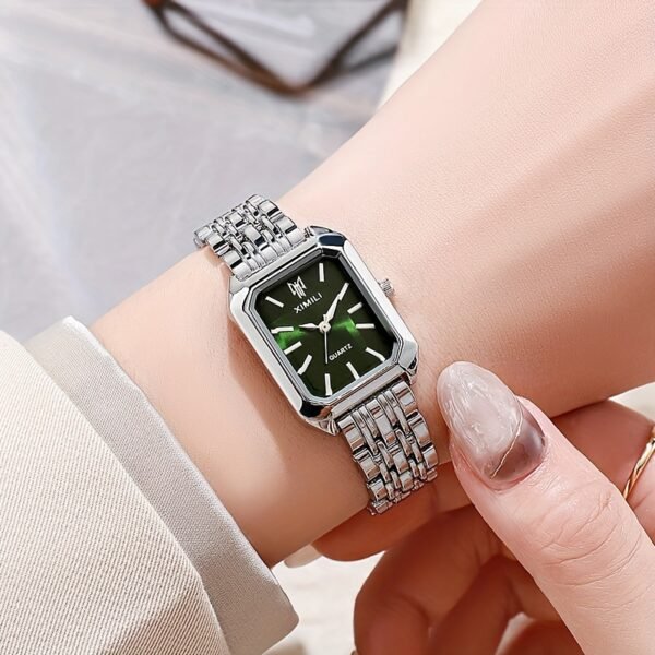 New Foreign Trade Women's Watch - Fashionable Simple Square Quartz Wristwatch for Female Students - Image 4