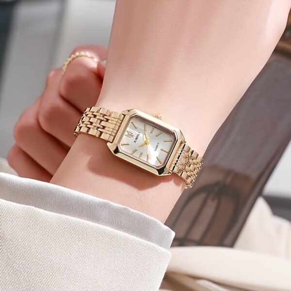 New Foreign Trade Women's Watch - Fashionable Simple Square Quartz Wristwatch for Female Students