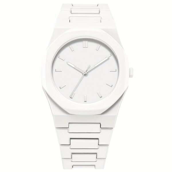 Men's Business Minimalist Quartz Wrist Watch, Round Dial, Plastic Band & Case, Non-Waterproof, 24-Hour Display, Pointer Show, Regular Cleaning Required - Image 8