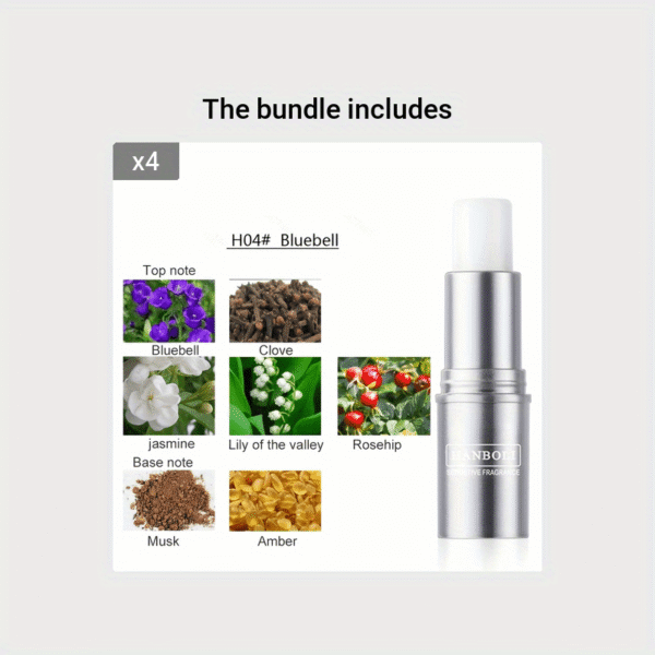 Solid Love Perfume - Women Solid Perfume Portable Balm, Long-lasting Fragrance, Charming Fragrance, Pocket Solid Balm Stick plant squalane - Image 12